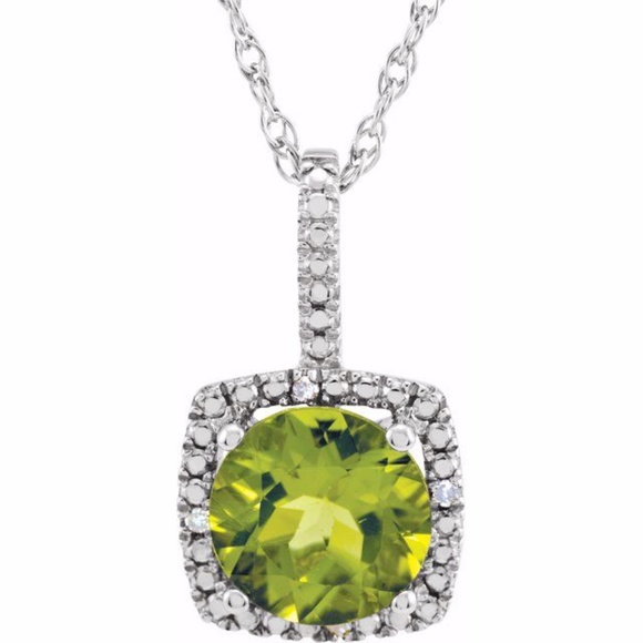 Peridot & Diamond 18